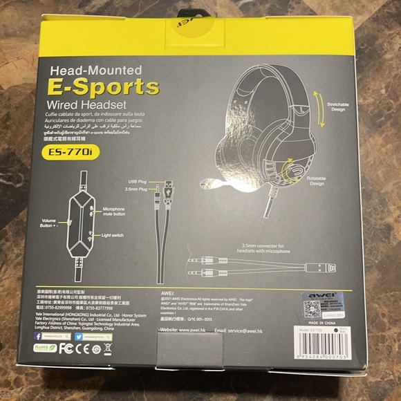 🔥HOST PICK 🔥🥰 Head-Mounted E-Sports Wired Headset BNWT🔥🔥 - Picture 2 of 3